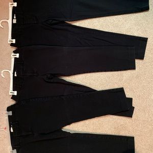 3 pairs of a new day brand black ankle pants